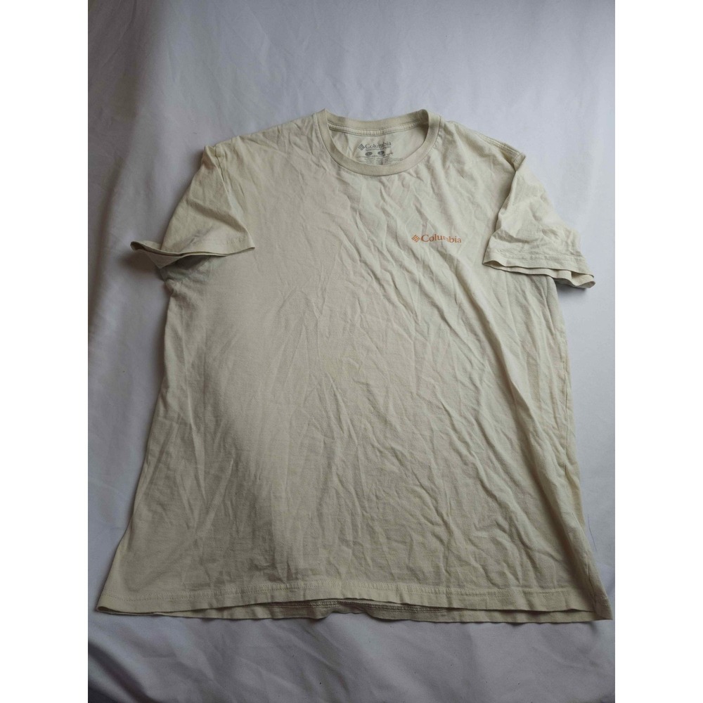 Columbia Mens Hide & Seek Champion Bigfoot‎ Graphic T-Shirt Beige Large - Picture 2 of 6